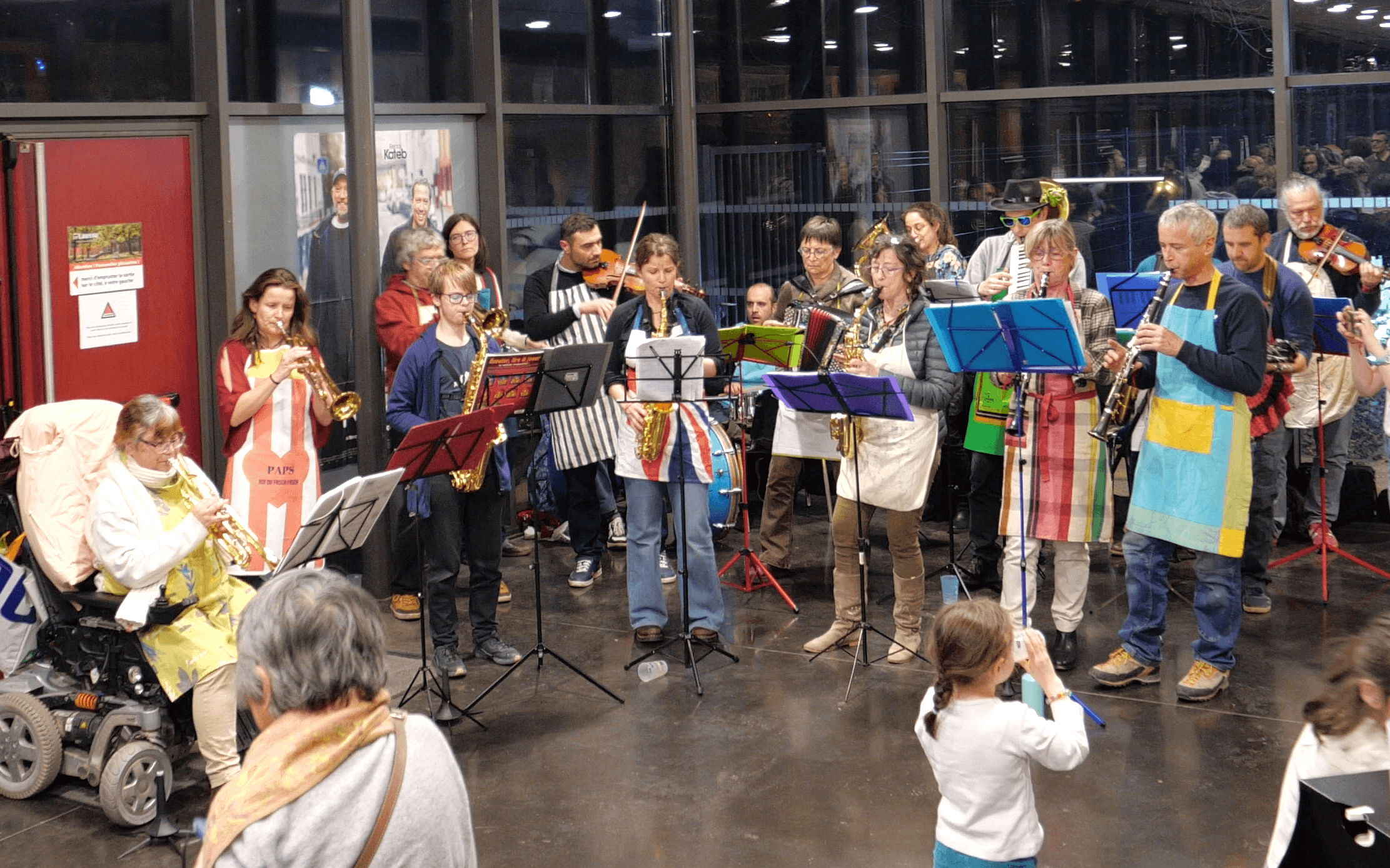 Les Fanfarons en concert